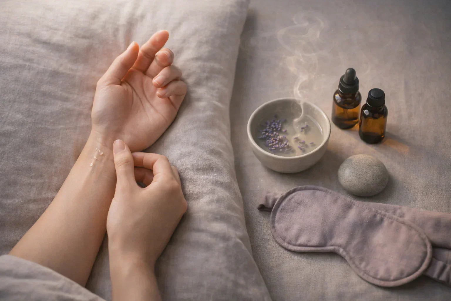 Aromatherapy Acupressure for Better Sleep: Essential Oils and Pressure Points That Calm Your Nervous System