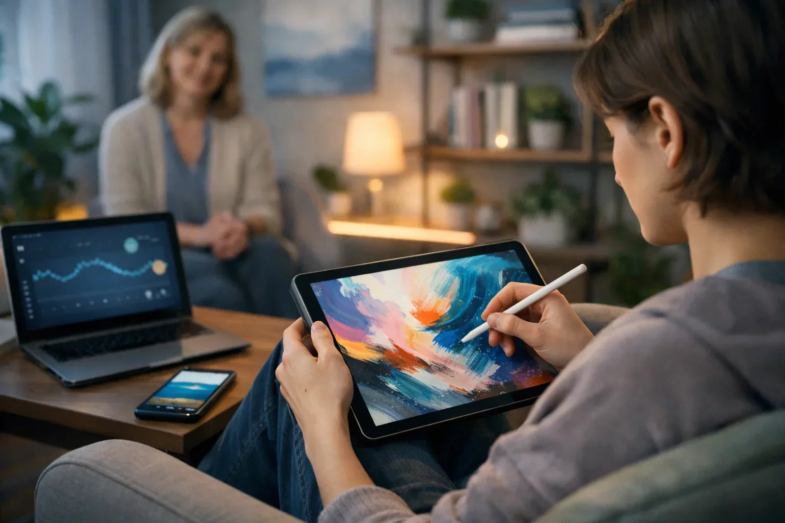 Digital Art Therapy: Using Technology and Creativity for Mental Wellness