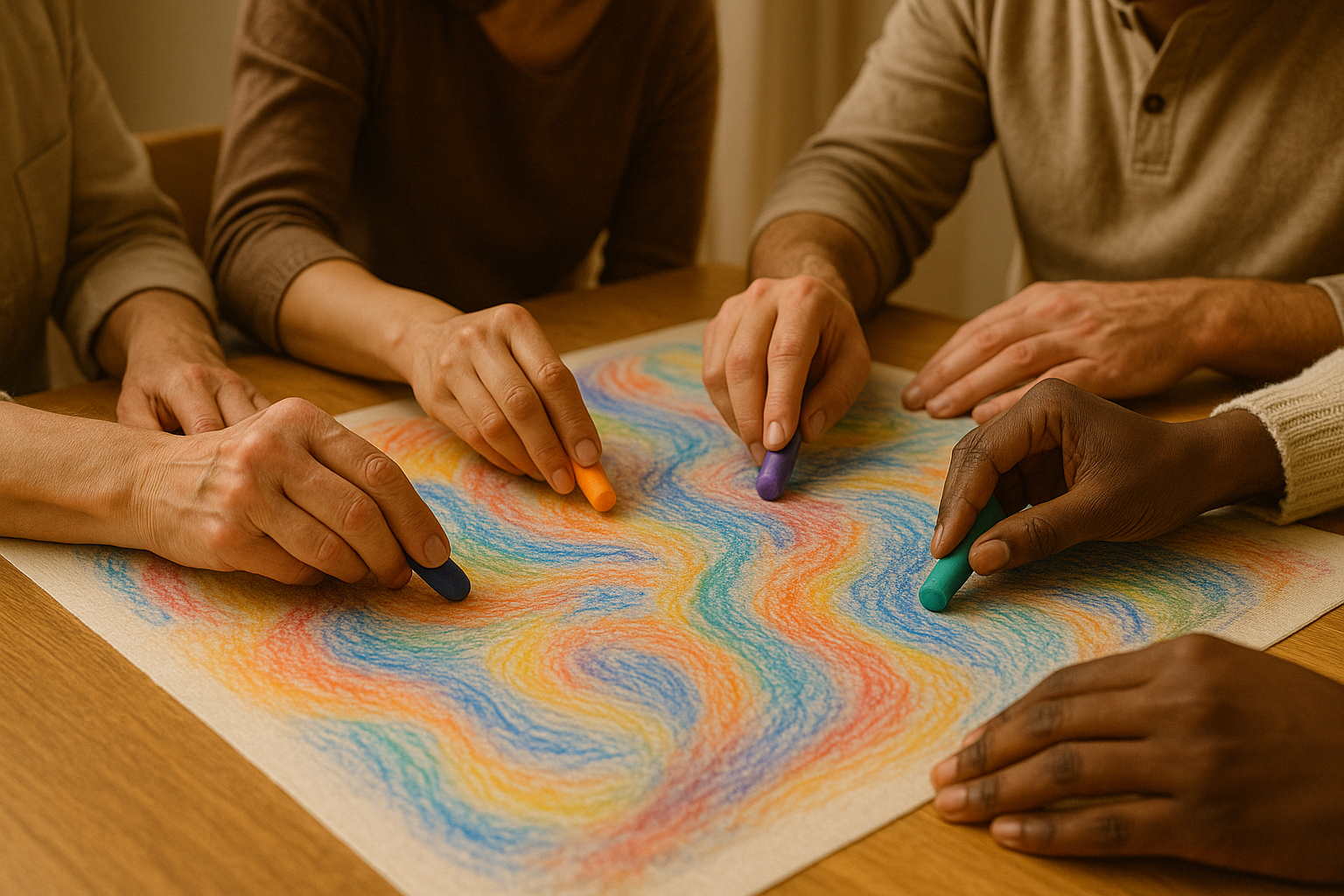 Group Art Therapy Activities That Build Trust and Connection