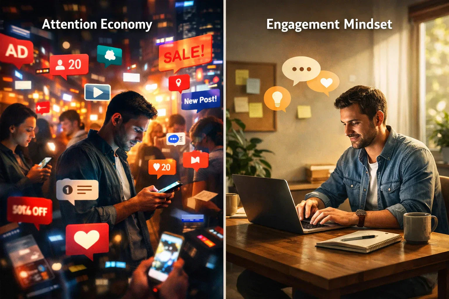 The Attention Economy vs. the Engagement Mindset