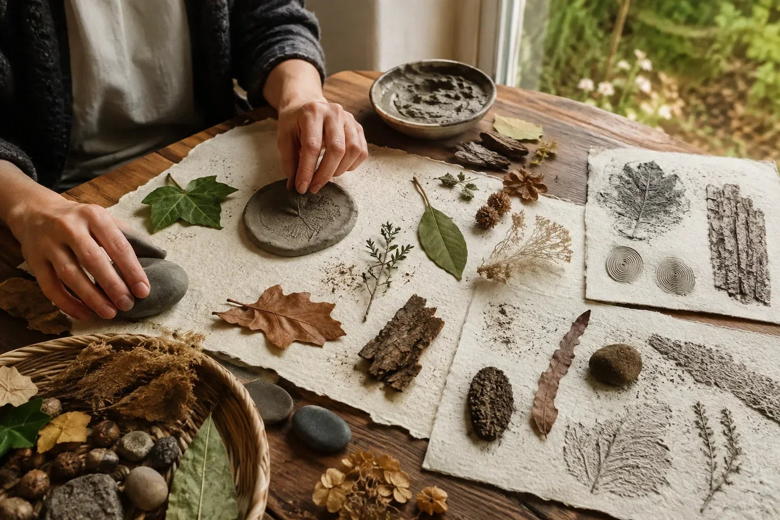 Using Nature in Art Therapy: Leaves, Stones, Texture, and the Psychology of Grounding