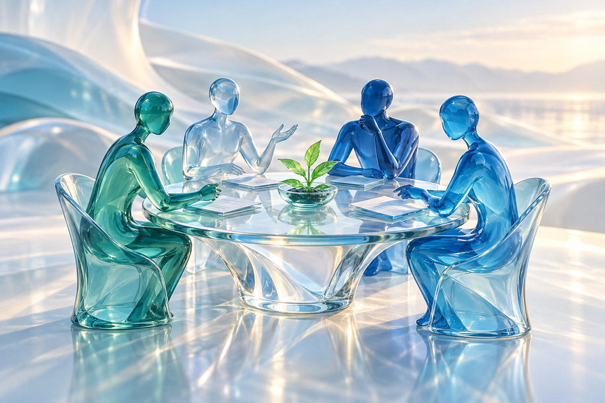 Complementary strengths at a shared workplace — نقاط قوة متكاملة في بيئة العمل
